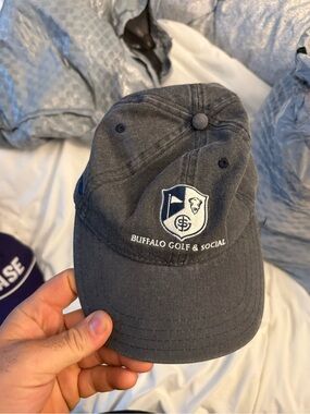 Buffalo Golf & Social Embroidered Navy Cap